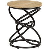 The Living Store Odstavna mizica iz trdnega mangovega lesa 40x50 cm - Odstavna Mizica, (21662680) | Shoptok.si