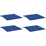  Jastuci za vrtne stolice 4 kom plavi 50 x 50 x 4 cm od tkanine | shoptok.hr