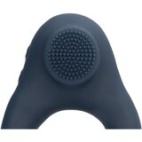 Loveline vibracijski obroček za penis s stimulacijo klitorisa (siv) | Shoptok.si