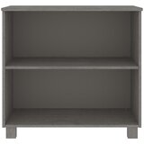  Komoda HAMAR svjetlosiva 85 x 35 x 80 cm od masivne borovine | shoptok.hr