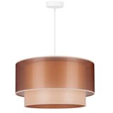  Duolla - Visilica na sajli WOOD BOHO 1xE27/15W/230V prečnik 45 cm bakrena/bež | Eponuda.com