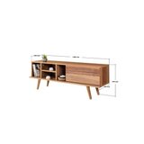 Hanah home TV komoda, krem Slike