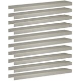 Profil za rubove vrta 10 kom. 100 x 20 x 5 cm Nehrđajući čelik - Nehrđajući čelik 100 x 20 x 5 cm 10 | shoptok.hr