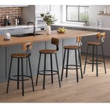  Set od 2 barskih stolica AVEN, braon/crna | Eponuda.com