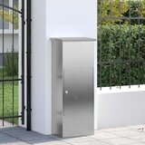  Sandučić za pakete s pohranom Srebrno 44,5 x 29 x 110,5 cm | shoptok.hr
