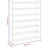  Stalak za cipele smeđi 90 x 24 x 117 cm od konstruiranog drva | Eponuda.ba