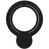 Techsuit MagSafe telefonski prsten (MPR4) - Okrugli oblik- aluminijska legura - crni | shoptok.hr
