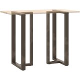  Noge za barski stol T-oblika 2 kom Crne 60x35x(110-111) cm Čelik | Eponuda.com
