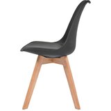  Jedilni stoli 6 kosov črna plastika, (20700781) | Shoptok.si