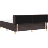 Box Spring postelja z vzmetnico v temno rjavi barvi, 180x200 cm, blago, (22051301) | Shoptok.si