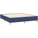  Box spring postelja z vzmetnico modra 180x200 cm blago, (20791464) | Shoptok.si