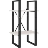 vidaXL ormarić za knjige s 2 razine bijeli 40 x 30 x 70 cm od borovine | shoptok.hr