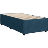 Box spring krevet s madracem tamnoplavi 90x200 cm baršunasti | shoptok.hr