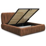 Bobochic Paris Narančasti tapecirani bračni krevet s prostorom za odlaganje s podnicom 180x200 cm Blair – | shoptok.hr