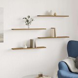 vidaXL Stenske police 4 kosi artisan hrast 60x20x1,5 cm inženirski les | Shoptok.si