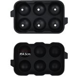 INF Silikonski pladenj za ledene krogle s šestimi luknjami Black, (21685931) | Shoptok.si
