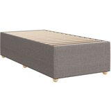  Krevet s oprugama i madracem smeđesivi 90x190 cm od tkanine | shoptok.hr