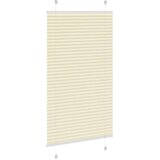 vidaXL Plisirana roleta krem 75x100 cm širina tkanine 74,4 cm | shoptok.hr