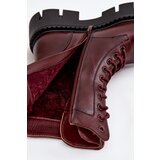 Boto Insulated workery women's with ornament Bordeaux Melisse | shoptok.hr