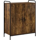  Ormar za cipele 76 x 36 5 x 93 cm Konstruirano drvo - Dimljeni hrast 76 x 36 5 x 93 cm 4 etaže s vratima | shoptok.hr