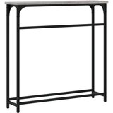  Konzolni stol siva boja hrasta 75x19 5x75 cm konstruirano drvo | shoptok.hr