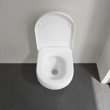 Villeroy Boch 5684HRR1 Architectura Combi-Pack CeramicPlus viseča WC školjka z WC desko s počasnim zapiranjem | Shoptok.si