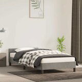 Maison Chic Posteljni okvir - Enojna postelja - Postelja za odrasle brez vzmetnice svetlo siv 80x200 cm žamet-J7541, (21759899) | Shoptok.si