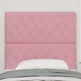 vidaXL naslon za glavu s kristalnim gumbima tufted ružičasti 100 cm baršun naslon za glavu s kristalnim gumbima tufted ružičasti 200 c | shoptok.hr