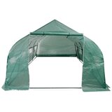 vidaXL premični tunelast rastlinjak jeklen okvir 18 m² | Shoptok.si