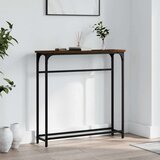  Konzolni stol smeđa boja hrasta 75x19 5x75 cm konstruirano drvo | shoptok.hr