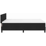  s opruga kutije s uzglavljem Crna 160 x 200 cm tkanina | shoptok.hr