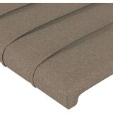  Posteljno vzglavje taupe 80x5x118/128 cm blago | Shoptok.si