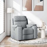 Maison Chic Naslanjač - Relax naslanjač svetlo sivo blago, (22061843) | Shoptok.si