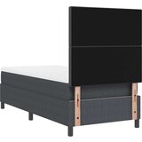  Krevet s podnicom s madracem tamno sivi 90x200 cm žakard tkanina | shoptok.hr