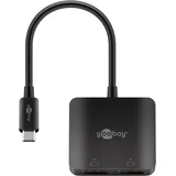 Adapter USB-C na 2X DisplayPort 12cm