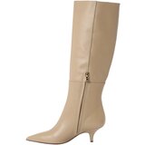 Patrizia Pepe Čizme svijetlobež / zlatna | shoptok.hr