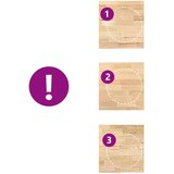 vidaXL Kuhinjska delovna plošča 60x63,5x2,7 cm trdna hrastovina | Shoptok.si