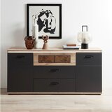 Stylife komoda, barve grafita, barve hrasta | Shoptok.si