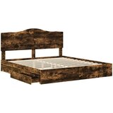  s od storage s ladicama Dimljeni hrast 180 x 200 cm | shoptok.hr