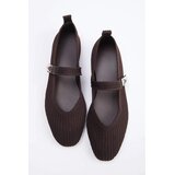 Trendyol Shoes Ženske baletanke Takss26Be00016, Smeđe Cene