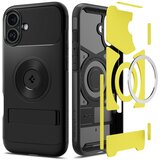 Spigen SLIM ARMOR MAG ZA MAGSAFE OVITEK ZA IPHONE 16 ČRN, (21998981) Cene
