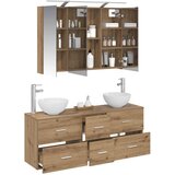  Set namještaja za kupaonicu 4 kom. Hrast artisan | shoptok.hr