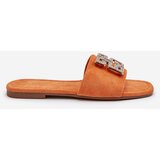Boto Women's Flat Sandals with Orange Decoration Inaile | ePonuda.com