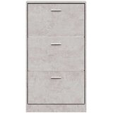 Ormarić za cipele boja betona 59x17x108 cm konstruirano drvo | shoptok.hr