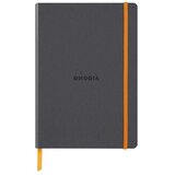  Notes A5, Rhodiarama soft, s gumicom, diktando crte, titan | shoptok.hr