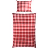 Esposa POSTELJNINA TANJA 140/200 cm saten rdeča, bela | Shoptok.si