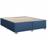  Krevet s oprugama i madracem plavi 200 x 200 cm od tkanine | shoptok.hr