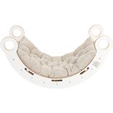 MeowBaby Velika Dream Rocker Beli les in lestev z rožnato blazino, (21625990) | Shoptok.si