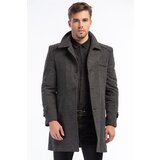 Dewberry PLT7226 BATTAL COAT-PATTERNED GREY Cene