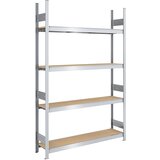 hofe Sestavljivi regal z velikimi policami z iverkami, višina 2500 mm, širina 1500 mm, obremenitev sklopa 1750 kg, globina 400 mm, osnovni regal | Shoptok.si